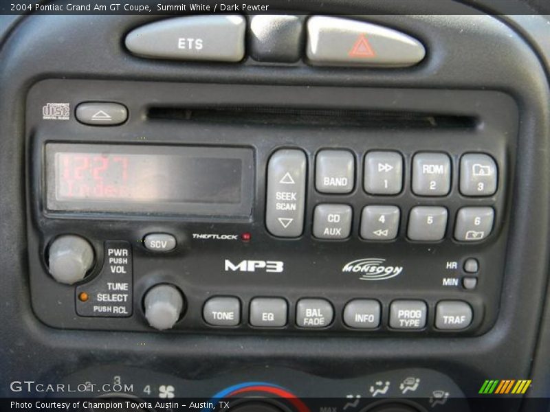 Summit White / Dark Pewter 2004 Pontiac Grand Am GT Coupe