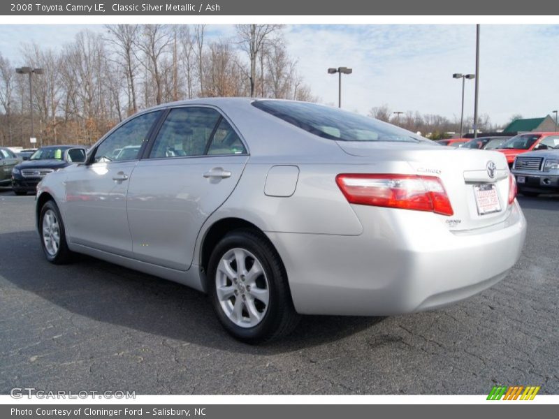 Classic Silver Metallic / Ash 2008 Toyota Camry LE