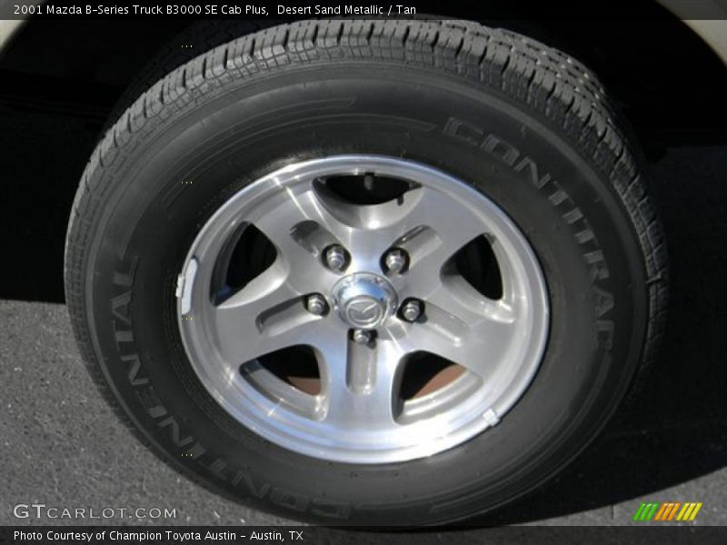 Desert Sand Metallic / Tan 2001 Mazda B-Series Truck B3000 SE Cab Plus