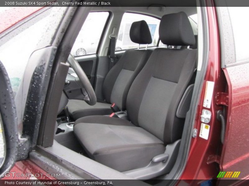 Cherry Red Metallic / Black 2008 Suzuki SX4 Sport Sedan