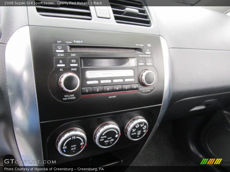 Cherry Red Metallic / Black 2008 Suzuki SX4 Sport Sedan