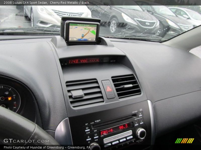 Cherry Red Metallic / Black 2008 Suzuki SX4 Sport Sedan