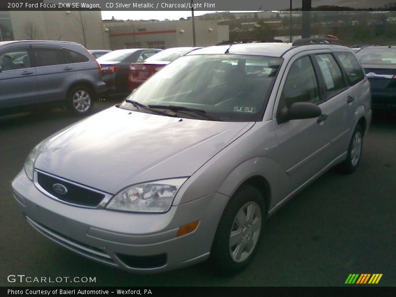 CD Silver Metallic / Charcoal/Light Flint 2007 Ford Focus ZXW SE Wagon