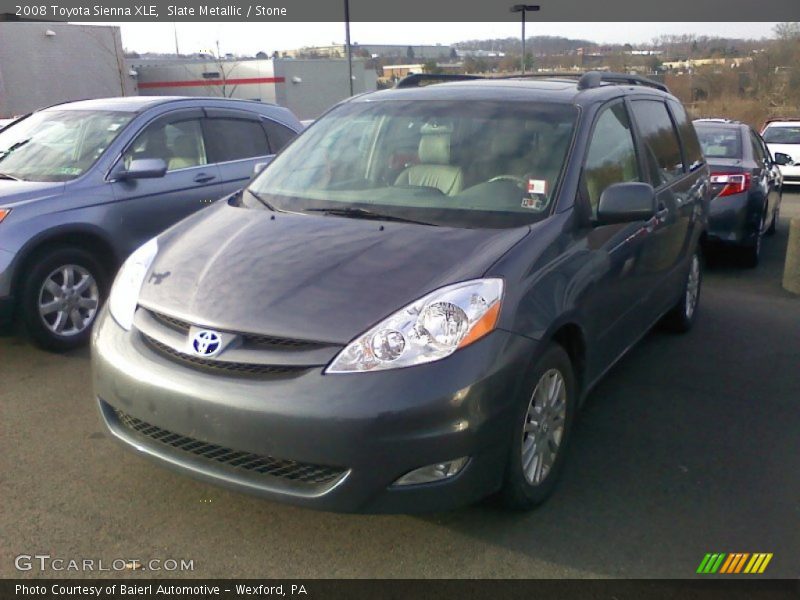 Slate Metallic / Stone 2008 Toyota Sienna XLE