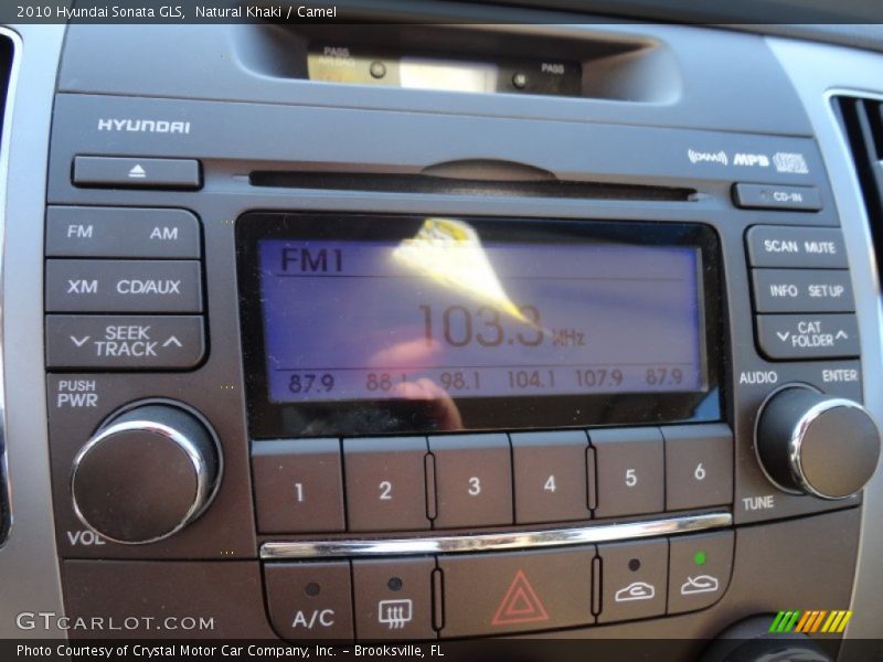 Natural Khaki / Camel 2010 Hyundai Sonata GLS