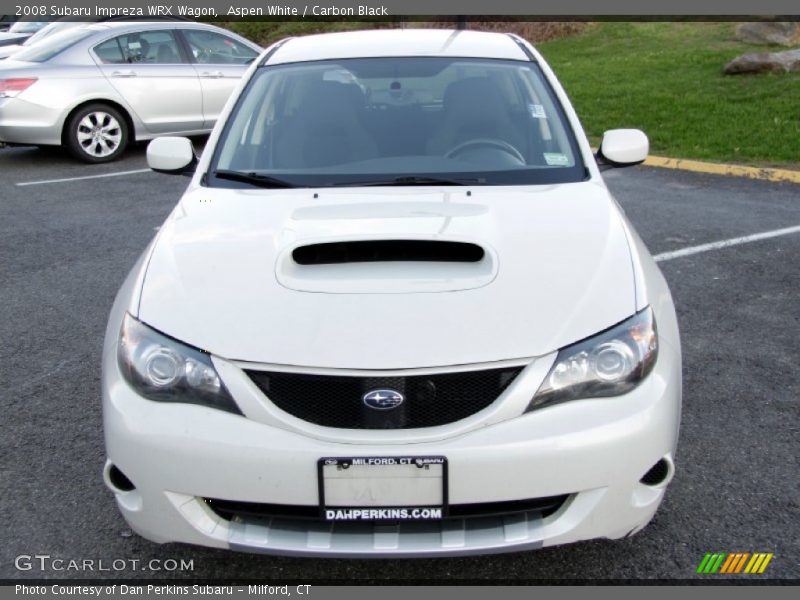 Aspen White / Carbon Black 2008 Subaru Impreza WRX Wagon