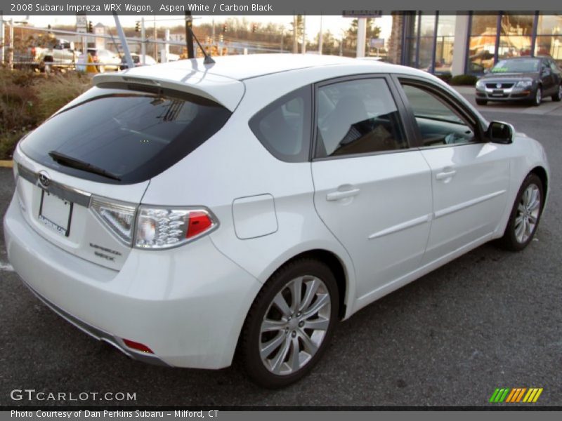 Aspen White / Carbon Black 2008 Subaru Impreza WRX Wagon