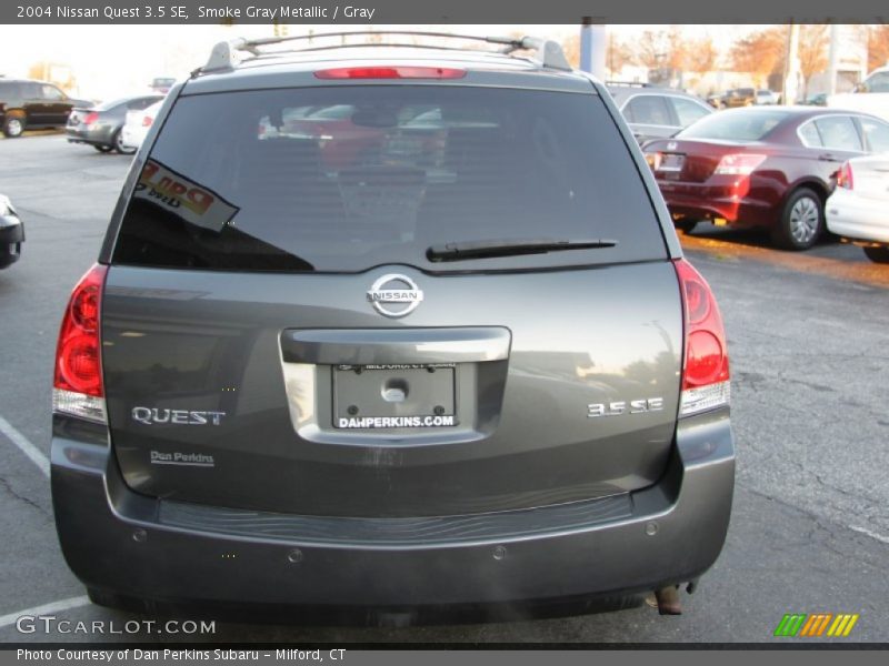 Smoke Gray Metallic / Gray 2004 Nissan Quest 3.5 SE