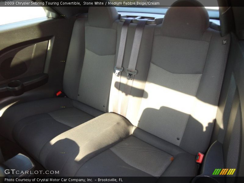 Stone White / Medium Pebble Beige/Cream 2009 Chrysler Sebring Touring Convertible