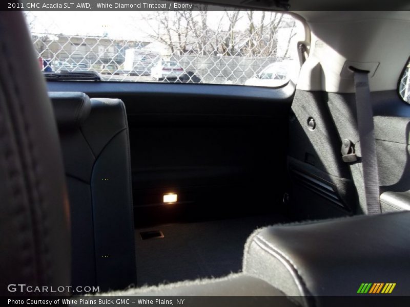 White Diamond Tintcoat / Ebony 2011 GMC Acadia SLT AWD