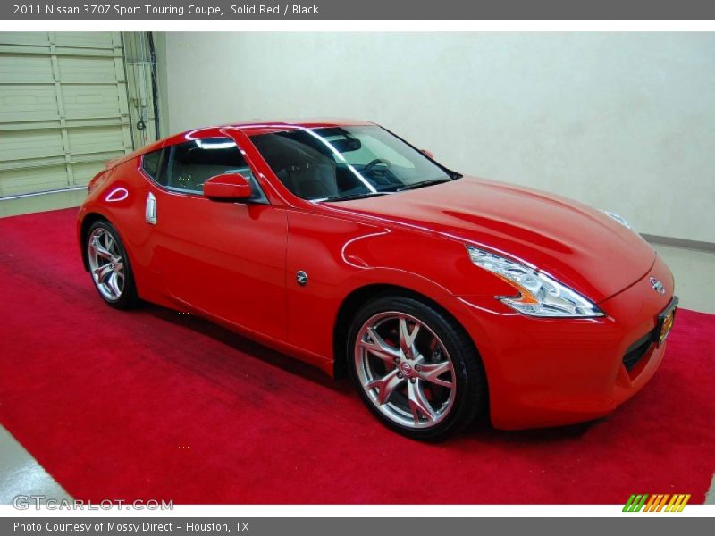 Solid Red / Black 2011 Nissan 370Z Sport Touring Coupe