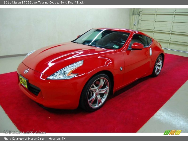 Solid Red / Black 2011 Nissan 370Z Sport Touring Coupe