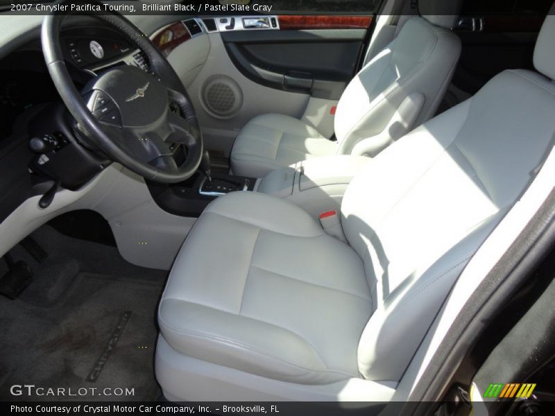 Brilliant Black / Pastel Slate Gray 2007 Chrysler Pacifica Touring
