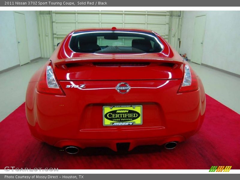 Solid Red / Black 2011 Nissan 370Z Sport Touring Coupe