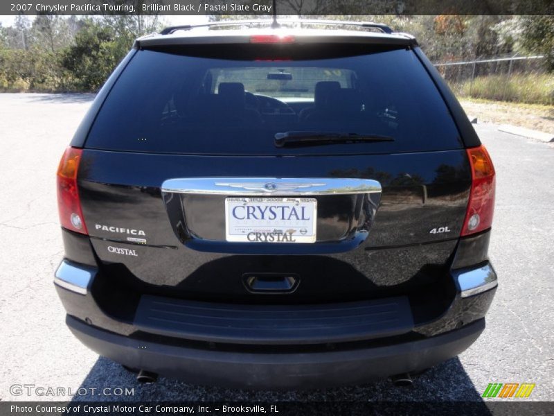 Brilliant Black / Pastel Slate Gray 2007 Chrysler Pacifica Touring