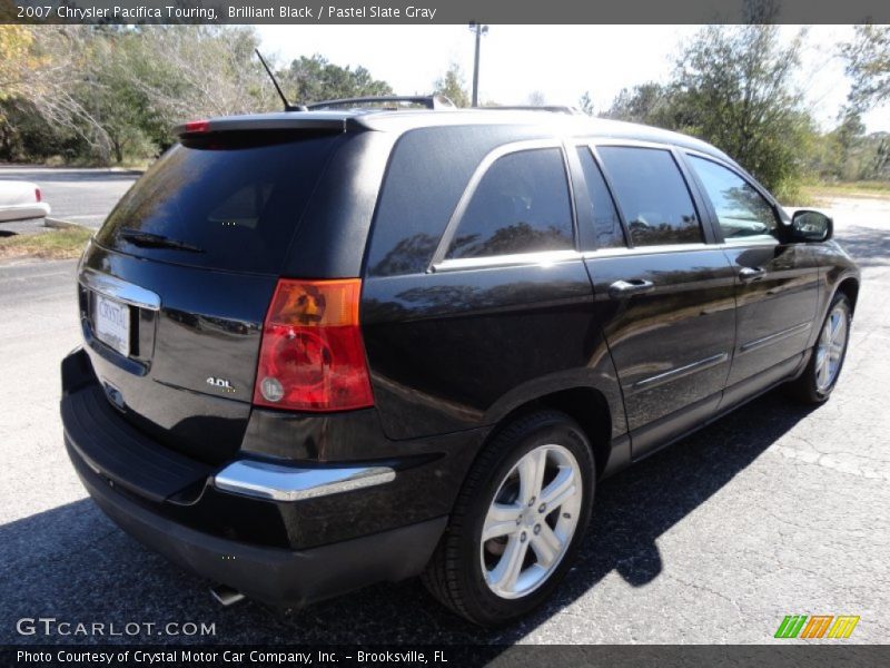 Brilliant Black / Pastel Slate Gray 2007 Chrysler Pacifica Touring