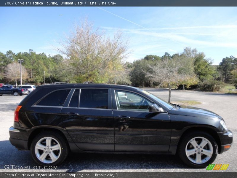 Brilliant Black / Pastel Slate Gray 2007 Chrysler Pacifica Touring
