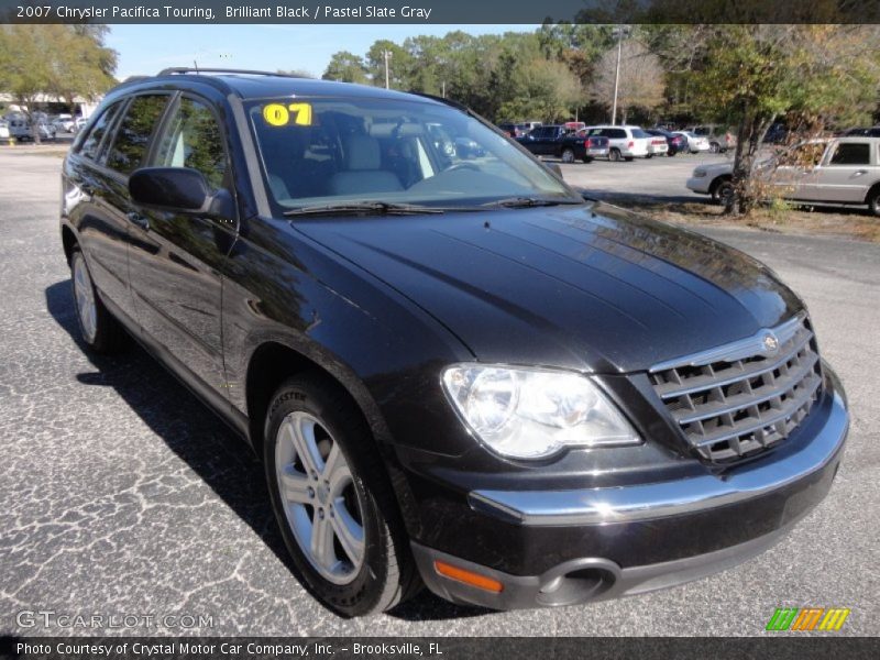 Brilliant Black / Pastel Slate Gray 2007 Chrysler Pacifica Touring