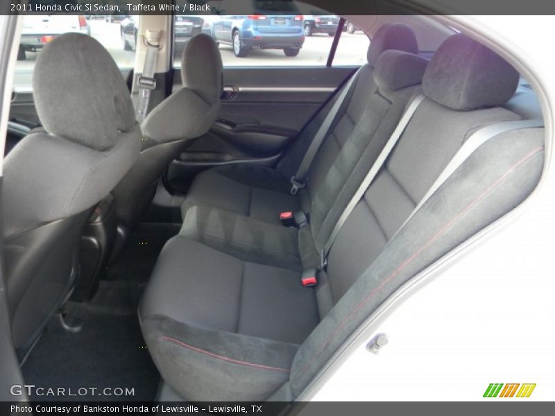 Taffeta White / Black 2011 Honda Civic Si Sedan