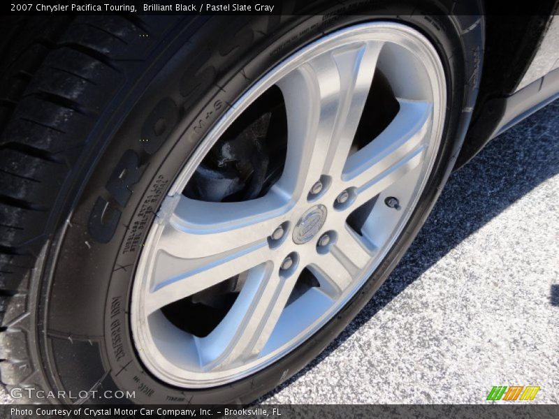 Brilliant Black / Pastel Slate Gray 2007 Chrysler Pacifica Touring