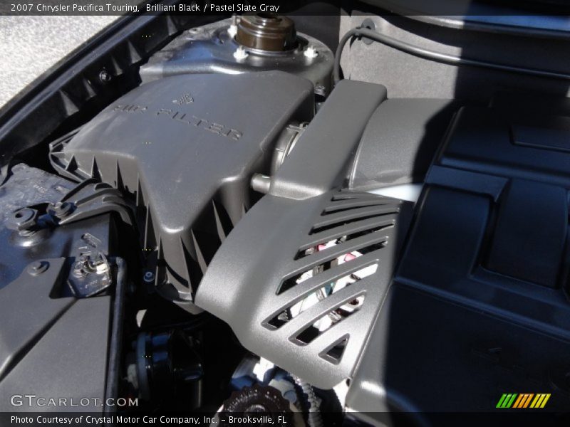 Brilliant Black / Pastel Slate Gray 2007 Chrysler Pacifica Touring