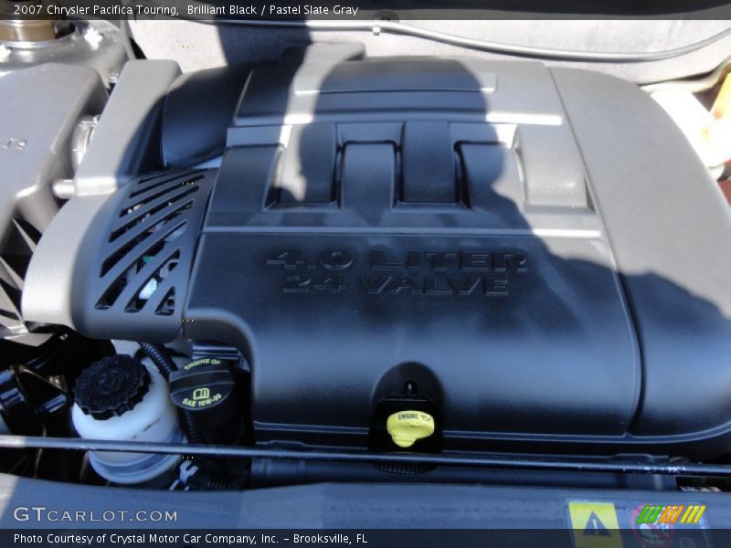 Brilliant Black / Pastel Slate Gray 2007 Chrysler Pacifica Touring