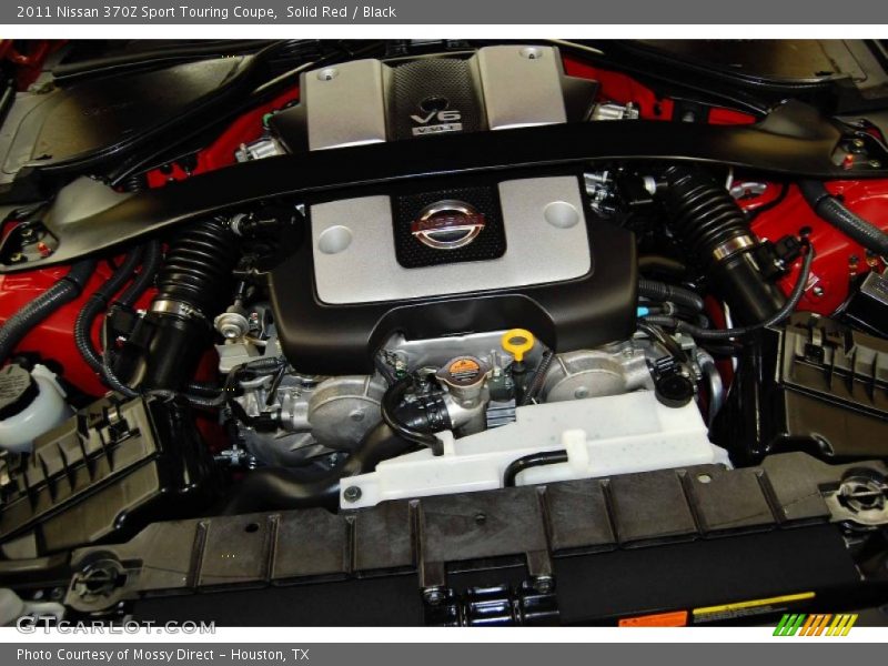 Solid Red / Black 2011 Nissan 370Z Sport Touring Coupe