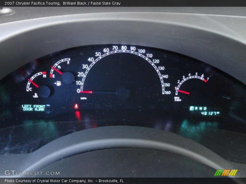Brilliant Black / Pastel Slate Gray 2007 Chrysler Pacifica Touring