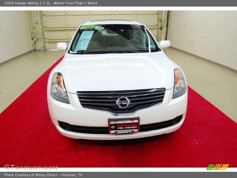 Winter Frost Pearl / Blond 2009 Nissan Altima 2.5 SL
