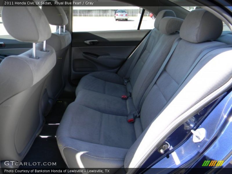 Royal Blue Pearl / Gray 2011 Honda Civic LX Sedan