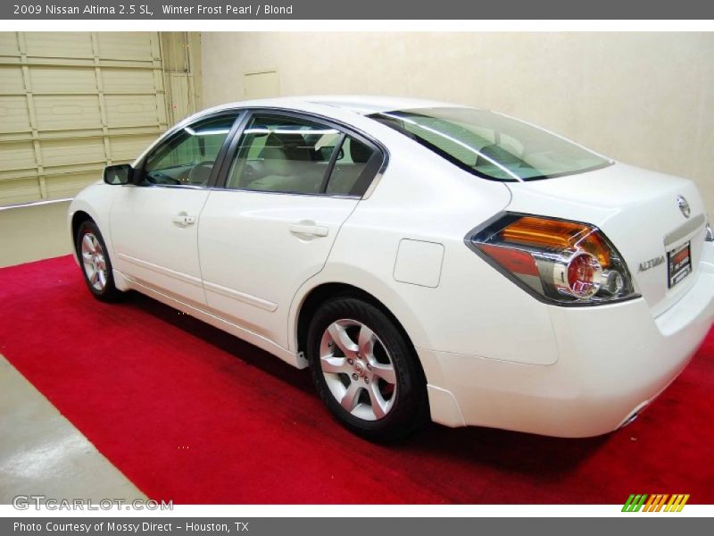 Winter Frost Pearl / Blond 2009 Nissan Altima 2.5 SL