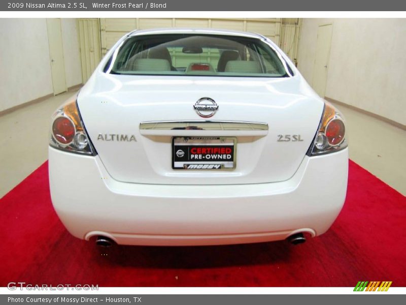 Winter Frost Pearl / Blond 2009 Nissan Altima 2.5 SL