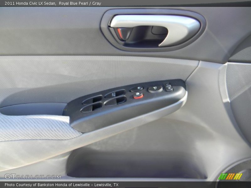 Royal Blue Pearl / Gray 2011 Honda Civic LX Sedan