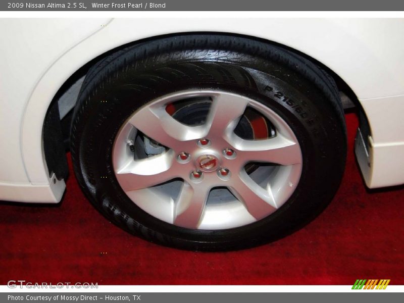 Winter Frost Pearl / Blond 2009 Nissan Altima 2.5 SL