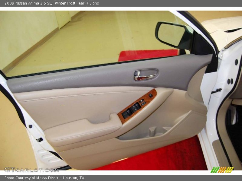 Winter Frost Pearl / Blond 2009 Nissan Altima 2.5 SL