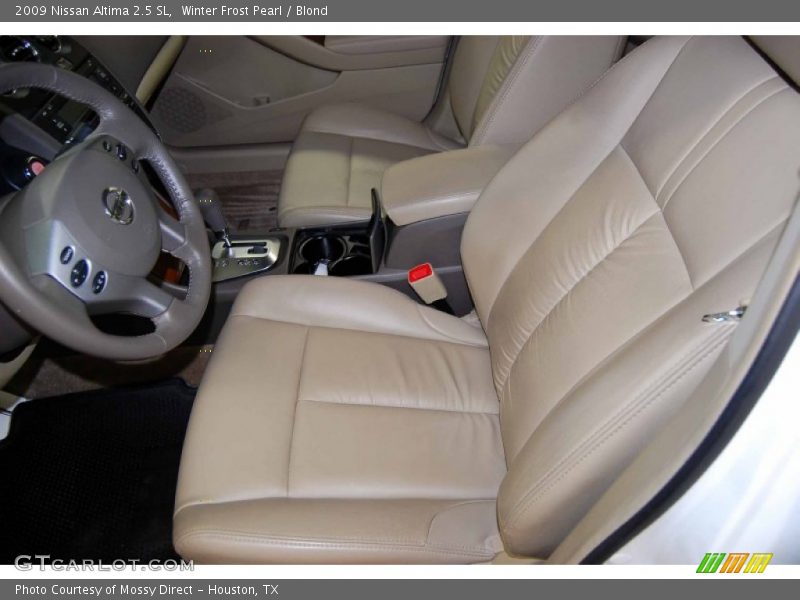 Winter Frost Pearl / Blond 2009 Nissan Altima 2.5 SL