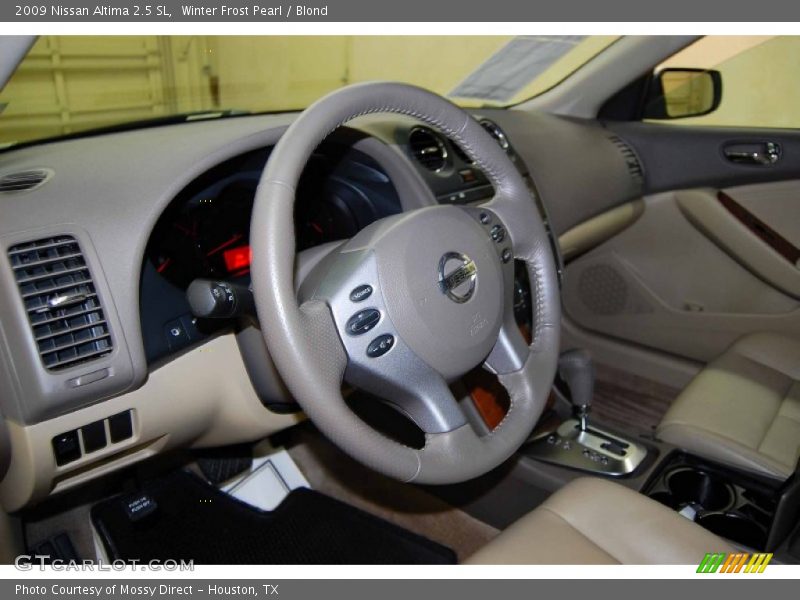 Winter Frost Pearl / Blond 2009 Nissan Altima 2.5 SL