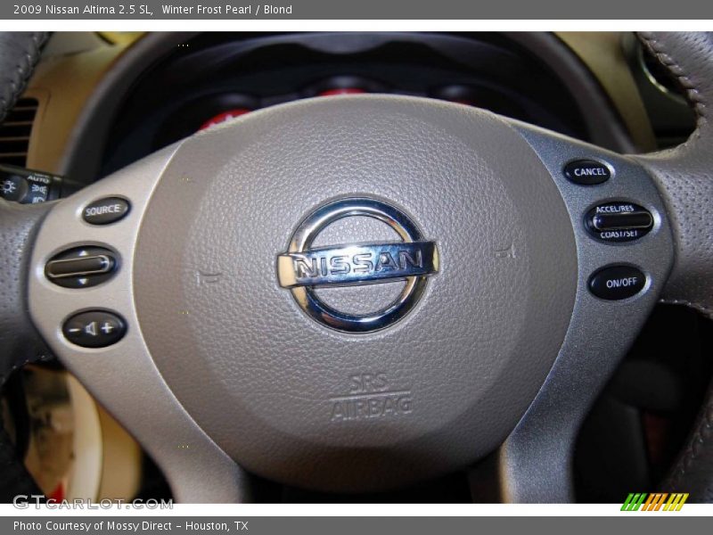 Winter Frost Pearl / Blond 2009 Nissan Altima 2.5 SL
