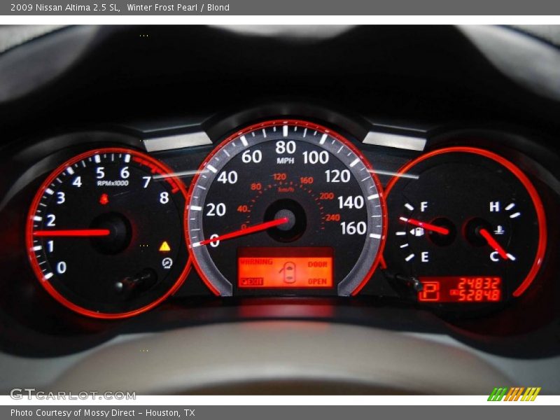 Winter Frost Pearl / Blond 2009 Nissan Altima 2.5 SL