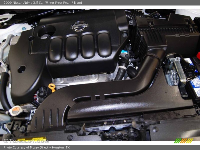 Winter Frost Pearl / Blond 2009 Nissan Altima 2.5 SL