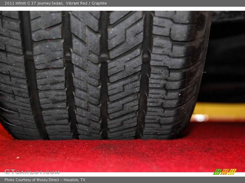 Vibrant Red / Graphite 2011 Infiniti G 37 Journey Sedan