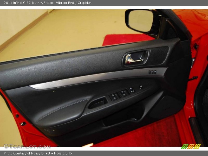Vibrant Red / Graphite 2011 Infiniti G 37 Journey Sedan