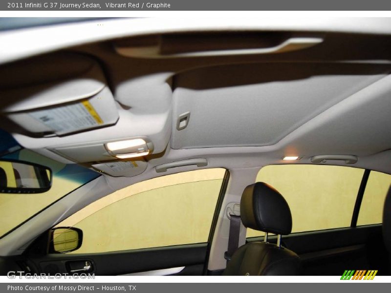 Vibrant Red / Graphite 2011 Infiniti G 37 Journey Sedan