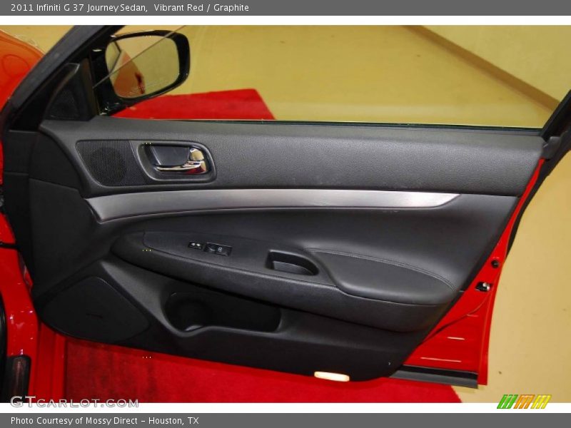 Vibrant Red / Graphite 2011 Infiniti G 37 Journey Sedan