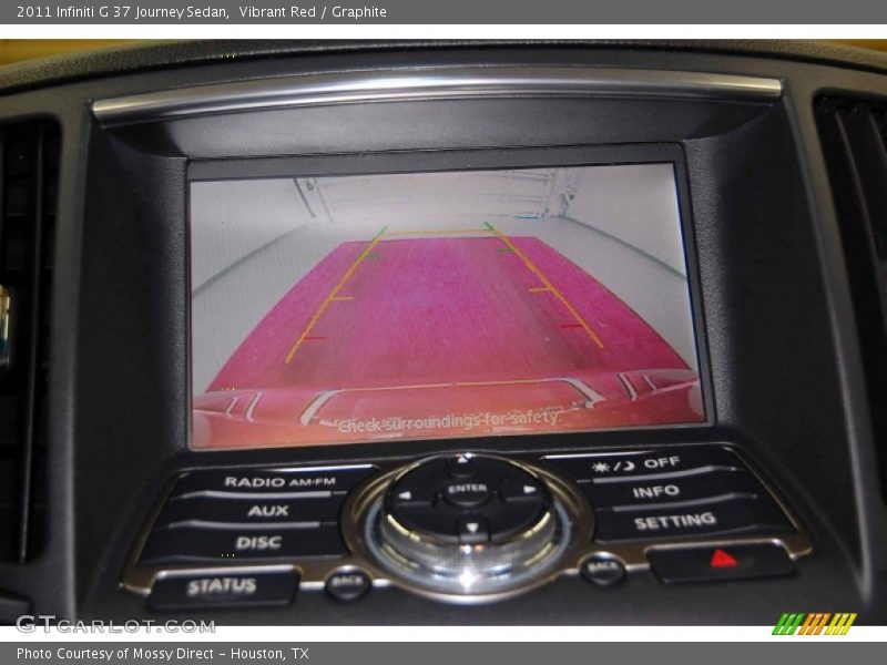 Vibrant Red / Graphite 2011 Infiniti G 37 Journey Sedan