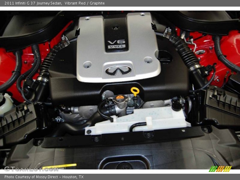 Vibrant Red / Graphite 2011 Infiniti G 37 Journey Sedan