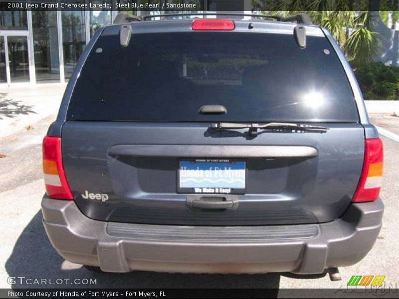 Steel Blue Pearl / Sandstone 2001 Jeep Grand Cherokee Laredo