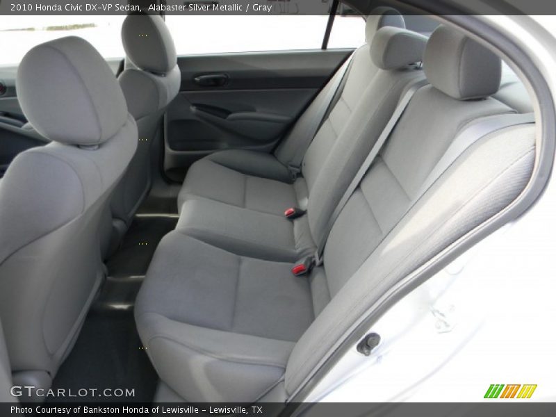 Alabaster Silver Metallic / Gray 2010 Honda Civic DX-VP Sedan