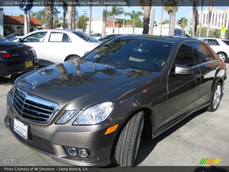 Indium Grey Metallic / Almond Beige 2010 Mercedes-Benz E 350 Sedan