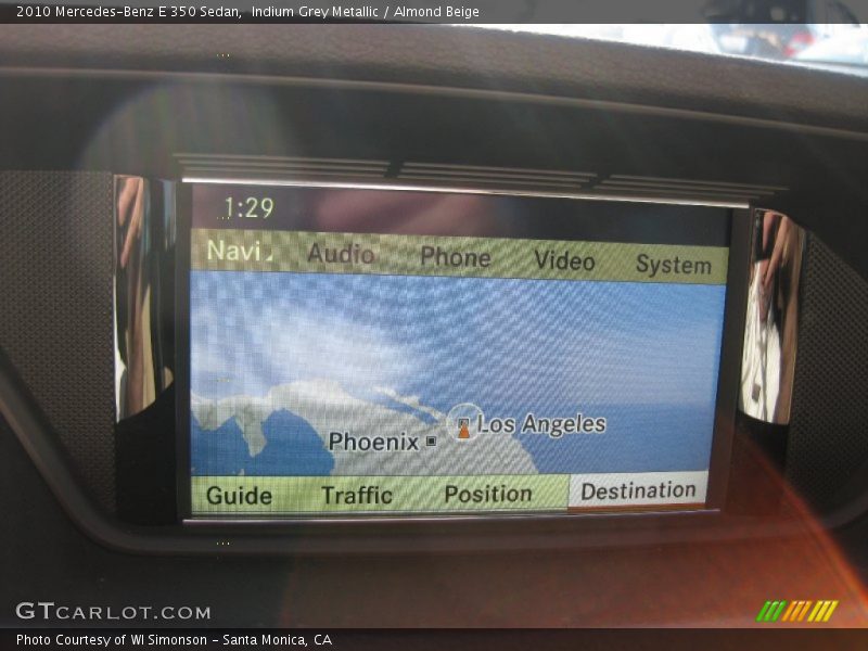 Indium Grey Metallic / Almond Beige 2010 Mercedes-Benz E 350 Sedan